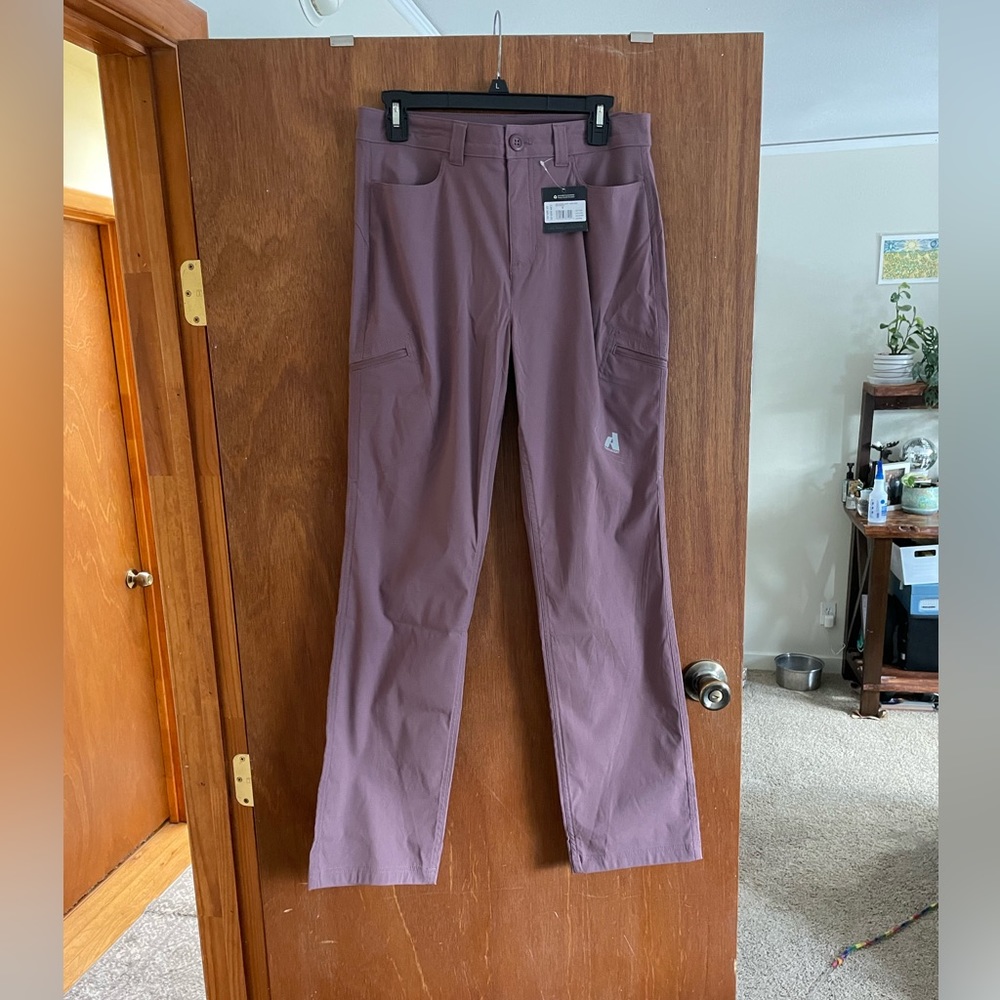 Eddie Bauer Mauve Guide Pro High Rise Pants